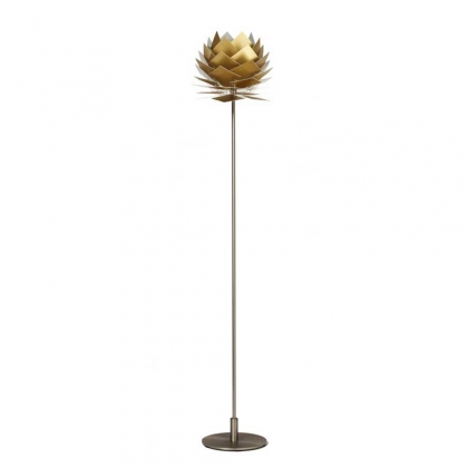 Podlahová lampa DybergLarsen PineApple XS, 125 cm, zlatá - 1