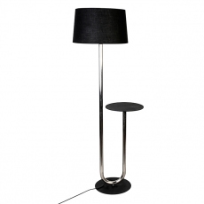 Podlahová lampa se stolkem Skema, 156 cm