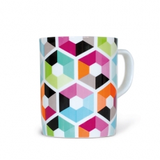 Porcelánový hrnek Hexagon, 0,33 l