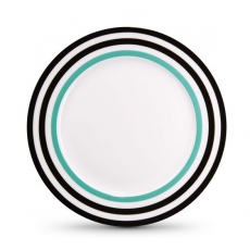 Porcelánový talíř Black Lines, 21 cm