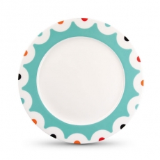 Porcelánový talíř Dots, 21 cm