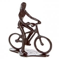 Soška Cycling woman, 13 cm