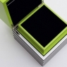 Šperkovnice dřevěná Stripes & Green, 15 cm - 5