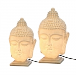Stolní lampa Buddha hlava, 48 cm