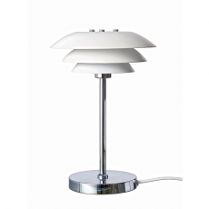 Stolní lampa DybergLarsen DL20, 30 cm, bílá