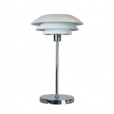 Stolní lampa DybergLarsen DL31, 50 cm, bílá