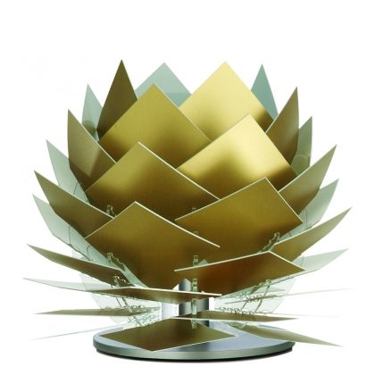 Stolní lampa DybergLarsen PineApple XS, 22 cm, zlatá - 1