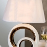Stolní lampa keramická Circle, 48 cm - 1