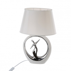 Stolní lampa keramická Dance, 50 cm