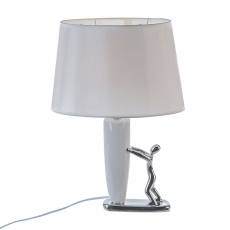 Stolní lampa keramická Man, 44 cm