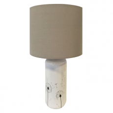 Stolní lampa keramická Pampelišky, 58 cm