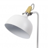 Stolní lampa kovová Acky, 60 cm, bílá - 2