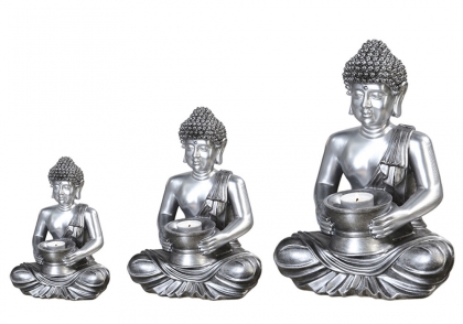 Stolní svícen Buddha, 30 cm - 1