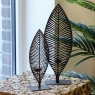 Svícen kovový Palm leaf, 33 cm - 1