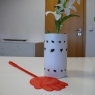 Váza keramická Flies, 18 cm - 2