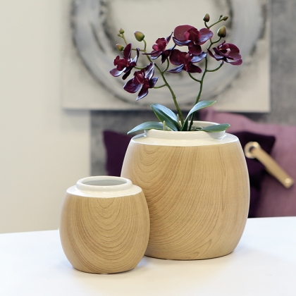 Váza porcelánová Madera, 19 cm - 1
