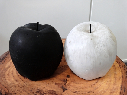 Zahradní dekorace Jablko 22 cm (SET 2 ks) - 1