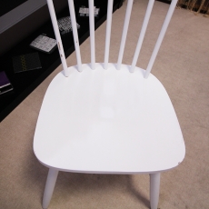2. akosť Jedálenská stolička drevená Rino (SET 2 ks) biela - 4