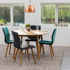 2. akosť Jedálenský stôl okrúhly Nagy, 120 cm - 2