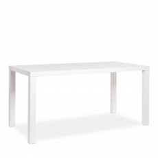 2. akosť Jedálenský stôl Priscilla, 160 cm, biela lesk - 2