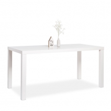 2. akosť Jedálenský stôl Priscilla, 160 cm, biela mat - 1