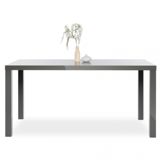 2. akosť Jedálenský stôl Priscilla, 160 cm, sivá mat - 1