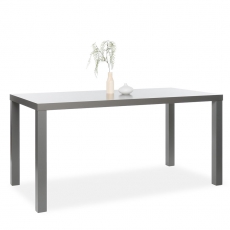 2. akosť Jedálenský stôl Priscilla, 160 cm, sivá mat - 3