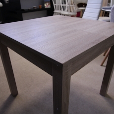 2. akosť Jedálny stôl rozkladací Kronborg, 120 cm, dub - 2