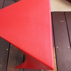 2. akosť Konferenčný stolík Snett, 44 cm, červená - 2
