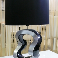 2. akosť Stolná lampa keramická Stratos, 78 cm - 1