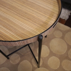 2. jakost Servírovací stolek Brick, 50 cm, světlé dřevo - 3