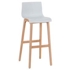 2. jakost Barová židle s dřevěnou podnoží Luxor - 1
