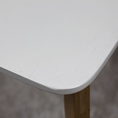 2. jakost Jídelní židle dřevěná Corby (SET 2 ks) bříza / bílá - 4