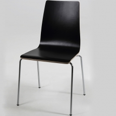 2. jakost Jídelní židle Galina (SET 4 ks) černá - 1
