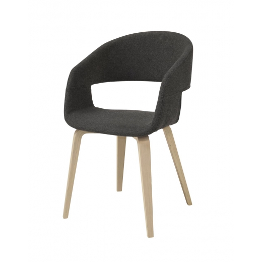 2. jakost Jídelní židle Kimberly (SET 2 ks) dub / černá - 1
