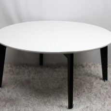 2. jakost Konferenční stolek Alvin, bílá/černá - 2