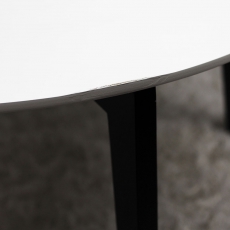 2. jakost Konferenční stolek Alvin, bílá/černá - 4