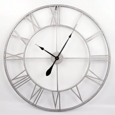 2. jakost Nástěnné hodiny Old Style, 83 cm stříbrná - 1