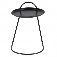 2. jakost Odkládací / noční stolek Locky, 39 cm, černá - 3
