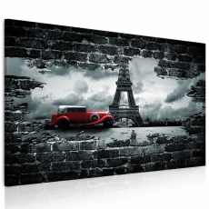 3D obraz Eiffelova věž, 60x40 cm - 2