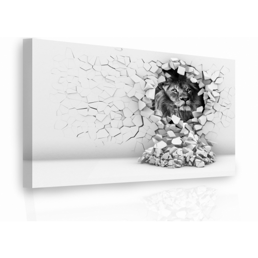 3D obraz Lev, 150x100 cm - 1