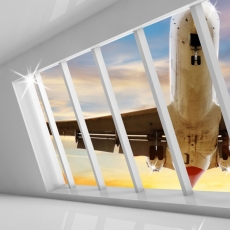 3D obraz na stěnu Letadlo, 150x100 cm - 1