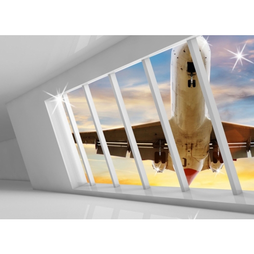 3D obraz na stěnu Letadlo, 90x60 cm - 1