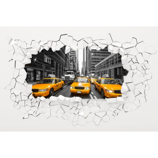 3D obraz New York, 150x100 cm - 1