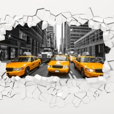3D obraz New York, 90x60 cm - 1