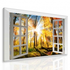 3D obraz Okno do přírody, 100x80 cm - 2