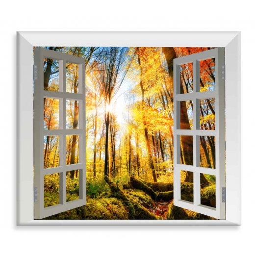 3D obraz Okno do přírody, 120x110 cm - 1