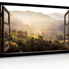 3D obraz Okno do Thajské přírody, 90x60 cm - 2