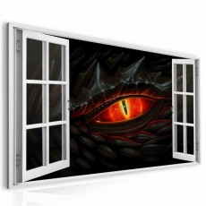 3D obraz Okno dračí oko, 120x80 cm - 2