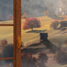 3D obraz Okno s výhľadom do raja hôr, 120x80 cm - 4